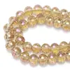 Colgante de perfume para coche de globo de 14 mm con agujero grande de 96 caras, accesorio para diadema, cuentas de cristal para pulsera DIY, venta al por mayor del fabricante