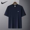 Camiseta de Verano de Manga Corta para Hombre 2025 Camiseta Holgada para Hombre y Mujer Color Sólido Cuello Redondo Hombro Grande Hombro Pesado Camiseta Top para Pareja