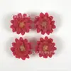 Boutique simulación lasaña cabeza de flor de crisantemo hecha a mano material para corona DIY estilo ins retro floral decoración de boda flor de seda