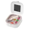 Kit de Costura Magnético para Uso en Casa, Set de Costura Práctico de Alta Calidad, Kit Portátil Mini para Dormitorio de Costura y Reparación a Mano con Almacenamiento