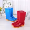 Botas de Lluvia de Terciopelo Desmontables para Otoño e Invierno para Mujer, Modernos Zapatos de Agua de Media Longitud Antideslizantes y Resistentes al Desgaste para Mujer, Zapatos de Goma, Botas de Agua para Adultos