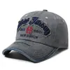 Gorra de béisbol bordada con lavado vintage transfronteriza para hombre, nueva gorra vintage de pico de pato para primavera y otoño, sombrero para el sol, sombrero casual para exteriores