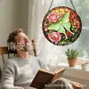 Pingente de Vidro Colorido da Mariposa Deus da Lua Transfronteiriço Ornamento de Vidro para Pendurar em Casa Decoração de Janela Pegador de Sol para Jardim