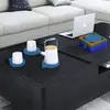 Molde para Conjunto de Porta-Copos Redondos de Resina Cristalina Caixa de Armazenamento para Porta-Copos Listrados Quadrados Resistentes ao Calor Molde de Silicone
