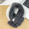 Nuevo Gorro de Punto Patchwork Otoño e Invierno para Mujer, Gorro para Adelgazar la Cara, Grueso Casual Versátil Set de Dos Piezas de Invierno
