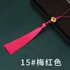 Pingente de Franja Trevo de Quatro Folhas em Cloisonné, Joia Chinesa da Moda, Pingente de Gola Estilo Antigo Hanfu Cheongsam, Acessório de Sachê Ventilador