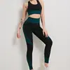 Conjunto de Roupa de Yoga Sem Costura Europeia e Americana Cuidadosamente Selecionado para Mulheres, Novo Conjunto de Três Peças Elástico para Fitness Esportivo de Outono e Inverno Levanta Bumbum