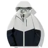 Chaqueta de Trabajo Tres en Uno Desmontable de Dos Piezas a Prueba de Viento Cálida para Otoño e Invierno con LOGOTIPO Estampado y Bordado