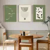 Galería de Arte Qiao Jia Sala de Estar Pintura Decorativa Pared de Fondo de Sofá Arte de Pared Pintura Colgante Abstracta Fresca Literaria y Artística con Marco de Material Ecológico