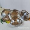 Shangjiahui 18 20 22 24 26 Plato Redondo de Acero Inoxidable Espesor Normal No Magnético Bandeja para Té Bandeja para Frutas Linyi Yueyang