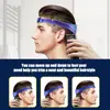 Plantilla de Boca Curva de Silicona DIY de 2ª Generación para Recorte de Cabello y Guía para Cortar el Cabello Herramienta de Corte de Cabello
