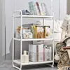 Cesta de Armazenamento de Livros Transparente PET para Mesa de Escritório Caixa de Armazenamento de Arquivos de Escritório Grande Média Pequena Caixa de Armazenamento para Organização de Sala de Estar