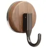Gancho de Ventosa con Textura de Madera, Sin Taladro, Fuerte Capacidad de Carga, para Cocina, Baño, Detrás de la Puerta, Soporte para Toallas, Gancho Adhesivo de Ventosa sin Rastro