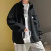 Camisa de Pana Delgada para Primavera y Otoño Estilo Hong Kong Marca de Moda Cardigan Holgado Camisa Estilo Coreano Ligeramente Maduro Manga Larga Ropa de Abrigo Camisa