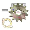 Piezas de Motor Piñón Pequeño ATV Bicicleta de Playa Go-Kart Pedal Motocicleta Transmisión Dentada Piñón de Engranaje Pequeño 530