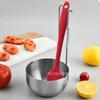 Utensilios de Cocina Hogar Caliente Aceite Condimento Taza Salsa Mango Acero Inoxidable Olla de Aceite Escurridor de Aceite Salpicaduras de Aceite