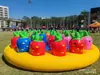 Nuevo equipo de entrenamiento de integración sensorial de tambor de aceite inflable, fabricante de accesorios para reuniones deportivas al aire libre