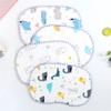 Travesseiro Nuvem para Bebê Classe A Recém-Nascido Respirável Travesseiro Anti-Vômito Lençol Toalha Gaze de Dez Camadas Absorvente de Suor Travesseiro Plano
