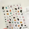 Novo Modelo Quente Celebridade da Internet Tensor M1190-Prata Quente Série de Desenhos Animados Coloridos Halloween Adesivos Quentes para Unhas