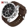 Reloj de Hombre de Negocios Ofns Cronógrafo Tres Ojos Seis Manecillas Reloj de Cuarzo Luminoso Casual Deportivo Impermeable Reloj para Hombre Venta al por Mayor