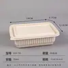 Cajas de Almuerzo Biodegradables, Cajas de Almuerzo de Almidón de Maíz, Cajas de Almuerzo Ecológicas, Cajas de Embalaje para Llevar con Múltiples Compartimentos, Cajas de Almuerzo Desechables al por Mayor