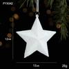 Decoraciones Navideñas Hong Kong Heng brillo blanco suministros para diseño de escena anillo de ratán para colgar en la puerta colgante para tienda