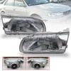 Adequado para Corolla Ae110 1995-1998 Venda Direta de Fábrica Atacado Faróis Corrugados Brancos