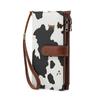Cross-border Nova RFID Anti-roubo Escova Carteira Feminina Europeia e Americana Retro Zipper Carteira Multifuncional Três Dobras Longa Carteira