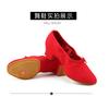 Zapatos de Profesor Sansha Lona Zapatos de Profesor Cordones y Zapatos de Práctica Suela Blanda Yoga Danza del Vientre Zapatos de Danza Étnica Adulto Femenino