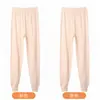 Mallas largas para mujer, pureza, para mediana edad y ancianos, madre, talla grande, pantalones de lana, sueltos, cálidos, ropa interior de flores