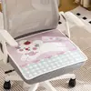 Cojín de Seda de Hielo, Cojín Lindo de Trasero de Panda, Cojín para Silla de Oficina que No da Calor en Verano, Cojín Fresco y Transpirable para Dormitorios de Estudiantes