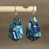 Aretes Colgantes de Piedra Imperial Natural para Mujer Exquisitos Elegantes Aretes para Mujer