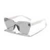 Gafas de Sol Cuadradas Sin Marco Raine con Remaches, Estilo Hip-Hop Urbano Unisex, Bloqueo de Color, Protección Uv400