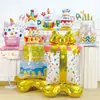Compra Caliente Transfronteriza de Nuevas Bases de Pastel de Pie Globos de Papel de Aluminio para Fiesta Infantil Decoración de Cumpleaños y Arreglo de Regalos
