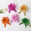 Exportación Transfronteriza Tamaño Mediano 30 Flor de Bola de Gasa Nieve Mate Regalo de Navidad Cinta para Empaque de Flores Apto para Arte Floral Metálico