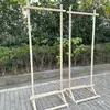 Lujo Ligero Camping Atmósfera de Camping Decoración Soporte para Mástil de Bandera Tela Publicitaria de Madera para Exteriores Marco de Madera Colgador de Tela de Fondo Soporte para Flores