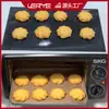 Tela de aceite para hornear con bordes plegables, tapete de teflón para hornear a alta temperatura, tela de aceite para hornear en horno, rollo de pastel, papel antiadherente para arte con cuentas