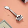 Massageador de Rolo de Microagulhas Personalizado Metal Facial Indolor Beleza Água Luz Agulha Microagulha Rolo Impulsionador Facial Dispositivo de Emagrecimento Facial