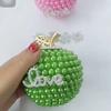 Modelo de Manzana Hecho a Mano DIY Hoja de Fruta Ping An Perla Imitación Lote Accesorios de Oso para el Cabello Material por Lote Jin 8MM