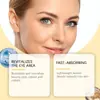 Crema para Ojos Hidratante, Elástica y Delicada Cuidado de la Piel de los Ojos Refrescante Fácil de Absorber Iluminadora Crema Diaria para Ojos