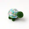 Colgante de Muñeca de Ganchillo Popular Hecha a Mano Transfronteriza, Adorno de Tortuga Pequeña de Ganchillo de Hilo, Decoración de Colgante para Llavero Tejido