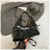 Bolsa de Pulso Coreana de Nicho para Mulheres Verão 2025 Nova Casual Bolsa Almofada Elegante Grande Capacidade Bolsa de Ombro Único Transversal