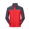 Chaqueta reflectante con cuello alto y cremallera, otoño e invierno, cortaviento, impermeable, abrigo cálido, ropa de trabajo para grupo empresarial, LOGO estampado