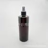 Botella rociadora de botón negro, 400 ml, para perfume, botella de PET, botella rociadora de plástico para regar plantas, botella rociadora de alcohol pequeña de botón