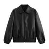 Chaqueta de Cuero de Alta Gama para Hombre, Chaqueta de Motociclista con Solapa Atractiva, Tendencia Casual de Primavera y Otoño de Este Año
