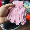 Fabricante de Guantes Mágicos Tiene Stock Listo, Puede Agregar Logo, Guantes de Punto de Color Sólido Otoño e Invierno Cálidos de Acrílico para Jugar con Agua de Burbujas