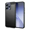 Adequado para Capas de Celular Oppo Reno14F Série Escovada, Capa Protetora Reno14 Pro com Textura Fosca de Fibra de Carbono