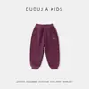 Pantalones para Niños de Dudu: Pantalones Largos de Invierno para Niños, Pantalones Casuales para Niñas, Ropa Interior de Bebé con Forro Polar, Ropa de Uso Diario, Elegantes y Lindos
