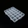 Venta Directa de Fábrica Piezas de Arcilla Suave Caja de Plástico Caja de Almacenamiento de 24 Compartimentos Banda Elástica Cuenta Fija Baja Caja de Plástico Caja de Joyería