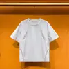 Camiseta Casual de Manga Corta para Hombre Verano Patchwork Americano Desconstruida Hueca Transpirable Versátil Estilo Minimalista Top Diseño de Nicho
